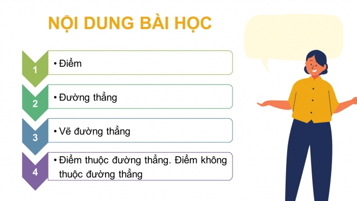 Giáo án PPT Toán 6 chân trời Bài 1: Điểm. Đường thẳng