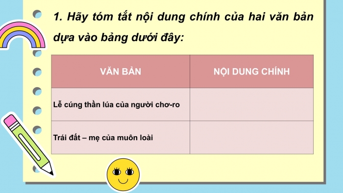 Giáo án PPT Ngữ văn 6 chân trời Bài 10: Ôn tập