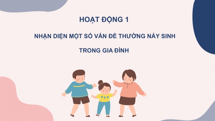 Giáo án PPT HĐTN 6 kết nối Tuần 18: Giải quyết một số vấn đề nảy sinh trong gia đình