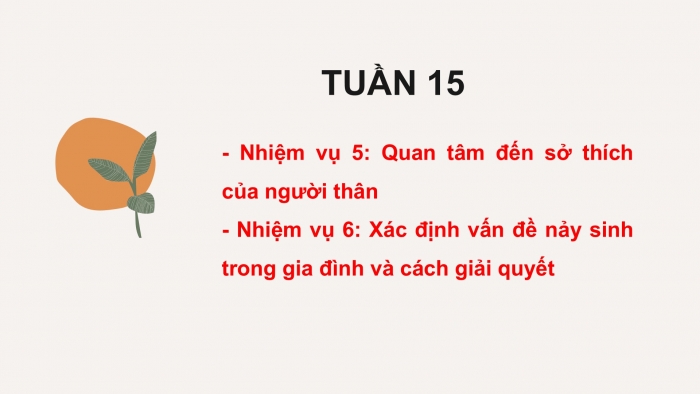 Giáo án PPT HĐTN 6 chân trời Chủ đề 4 Tuần 15