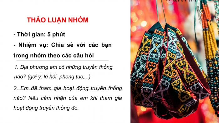 Giáo án PPT HĐTN 6 kết nối Tuần 24: Truyền thống quê em