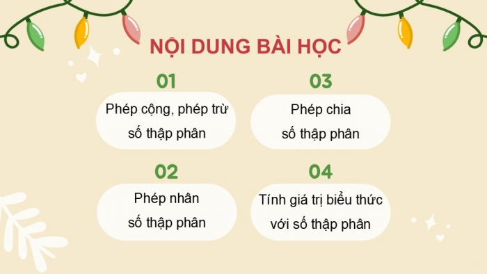 Giáo án PPT Toán 6 kết nối Bài 29: Tính toán với số thập phân