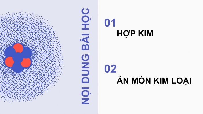 Giáo án điện tử Hóa học 12 cánh diều Bài 16: Hợp kim - Sự ăn mòn kim loại