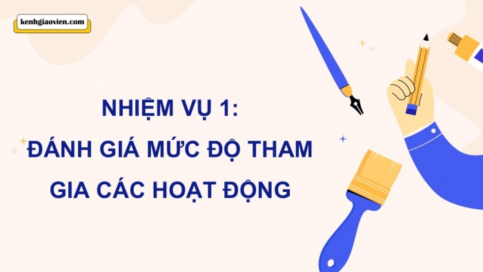 Giáo án điện tử Hoạt động trải nghiệm 9 cánh diều Đánh giá cuối Chủ đề 5