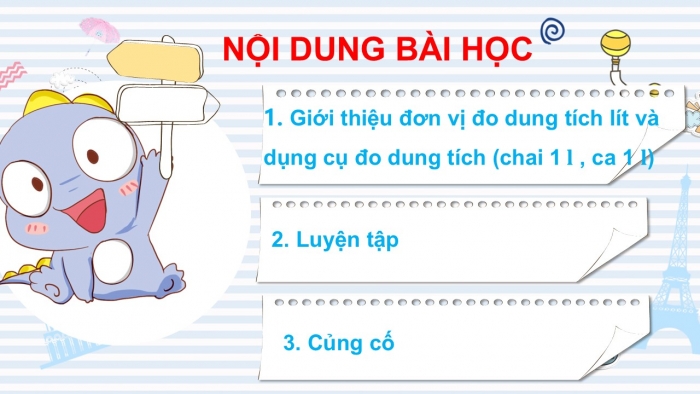 Giáo án PPT Toán 2 chân trời bài Lít