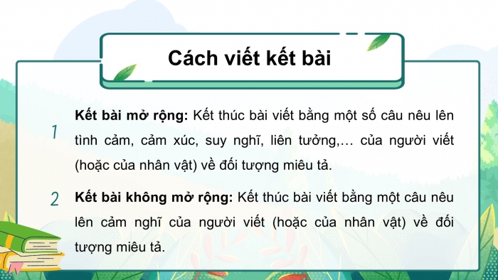 Giáo án điện tử Tiếng Việt 5 cánh diều Bài 13: Luyện tập tả phong cảnh (Viết bài văn)