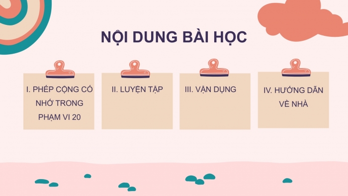 Giáo án PPT Toán 2 cánh diều bài Phép cộng (có nhớ) trong phạm vi 20