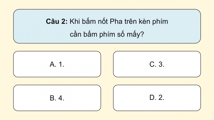 Giáo án điện tử Âm nhạc 5 cánh diều Tiết 22: Ôn tập nhạc cụ, Vận dụng