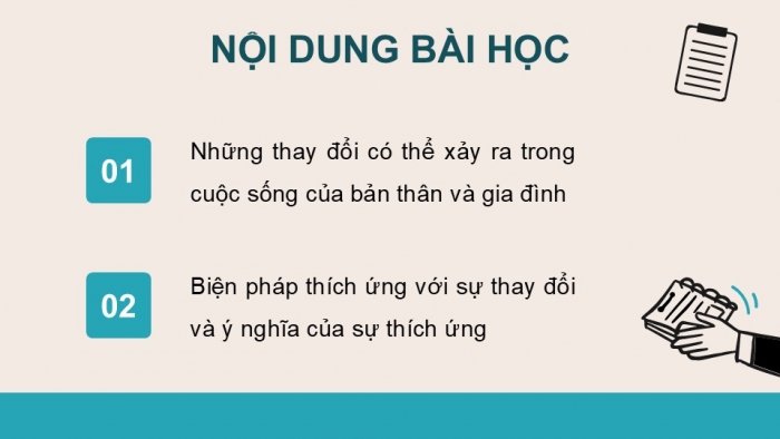 Giáo án điện tử Công dân 9 cánh diều Bài 7: Thích ứng với thay đổi