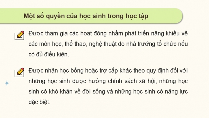 Giáo án điện tử Kinh tế pháp luật 12 cánh diều Bài 11: Quyền và nghĩa vụ học tập của công dân