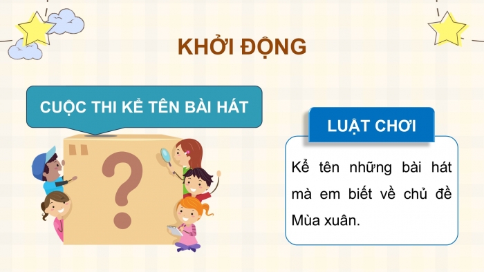 Giáo án điện tử Âm nhạc 5 kết nối Tiết 25: Ôn nhạc cụ, Nghe nhạc Ngôi sao sáng