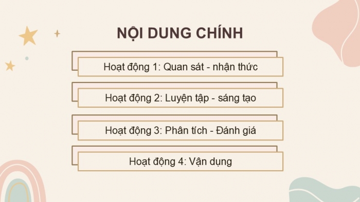 Giáo án điện tử Mĩ thuật 5 chân trời bản 2 Bài 13: Khu vui chơi