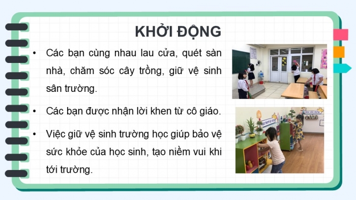 Giáo án điện tử Mĩ thuật 5 chân trời bản 2 Bài 16: Trang trí lớp học