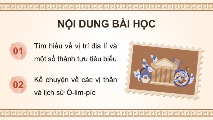 Giáo án điện tử Lịch sử và Địa lí 5 kết nối Bài 25: Văn minh Hy Lạp