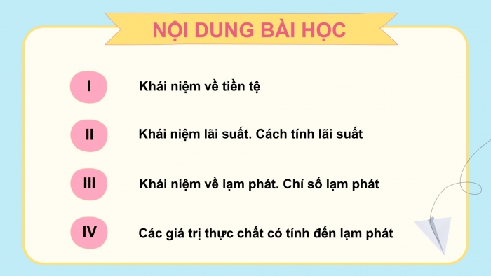 Giáo án điện tử chuyên đề Toán 12 cánh diều Bài 1: Một số vấn đề về tiền tệ, lãi suất