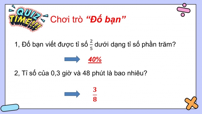 Giáo án PPT dạy thêm Toán 5 Kết nối bài 36: Tỉ số. Tỉ số phần trăm