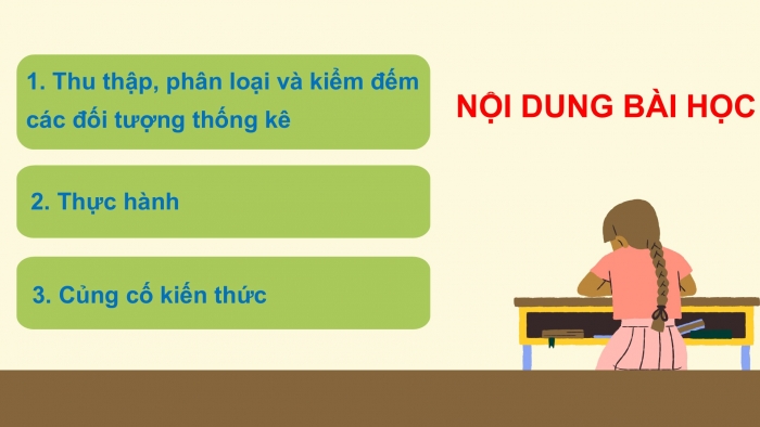 Giáo án PPT Toán 2 chân trời bài Thu thập, phân loại, kiểm đếm