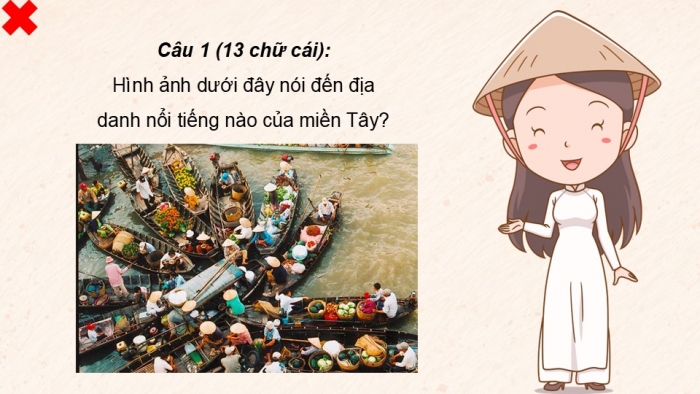 Giáo án điện tử Địa lí 9 kết nối Chủ đề chung 2: Văn minh châu thổ sông Hồng và sông Cửu Long (2)