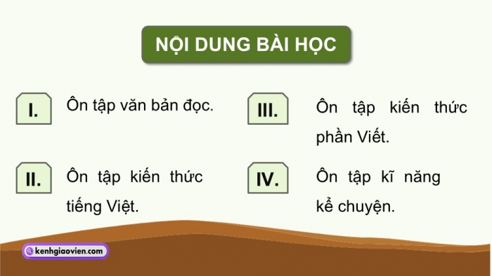 Giáo án điện tử Ngữ văn 9 chân trời Bài 9: Ôn tập