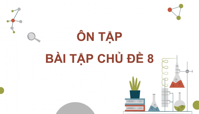 Giáo án điện tử KHTN 9 cánh diều - Phân môn Hoá học Bài tập (Chủ đề 8)