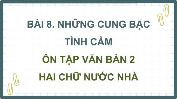 Giáo án PPT dạy thêm Ngữ văn 9 Chân trời bài 8: Hai chữ nước nhà (Trần Tuấn Khải)