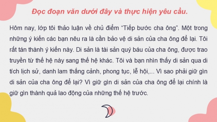 Giáo án điện tử Tiếng Việt 5 kết nối Bài 17: Tìm hiểu cách viết đoạn văn nêu ý kiến tán thành một sự việc, hiện tượng