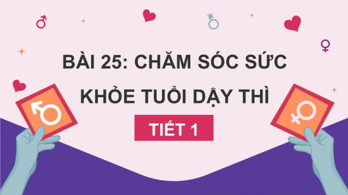 Giáo án điện tử Khoa học 5 kết nối Bài 25: Chăm sóc sức khỏe tuổi dậy thì