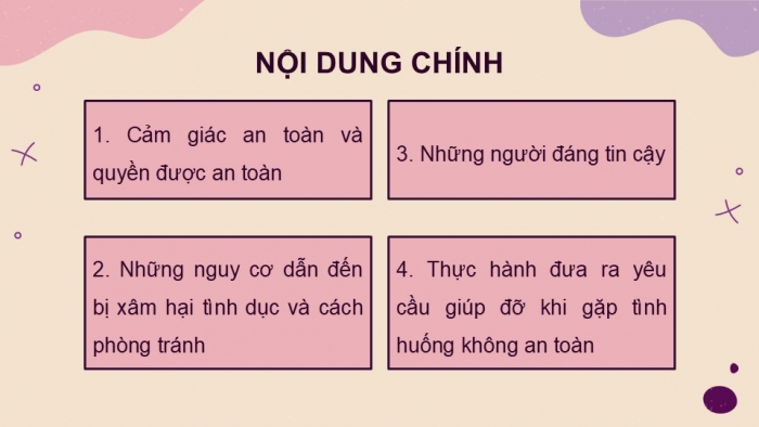 Giáo án điện tử Khoa học 5 kết nối Bài 26: Phòng tránh bị xâm hại