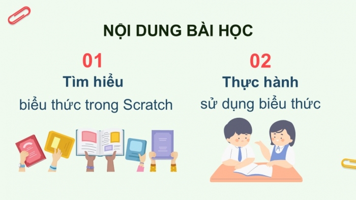 Giáo án điện tử Tin học 5 kết nối Bài 15: Sử dụng biểu thức trong chương trình