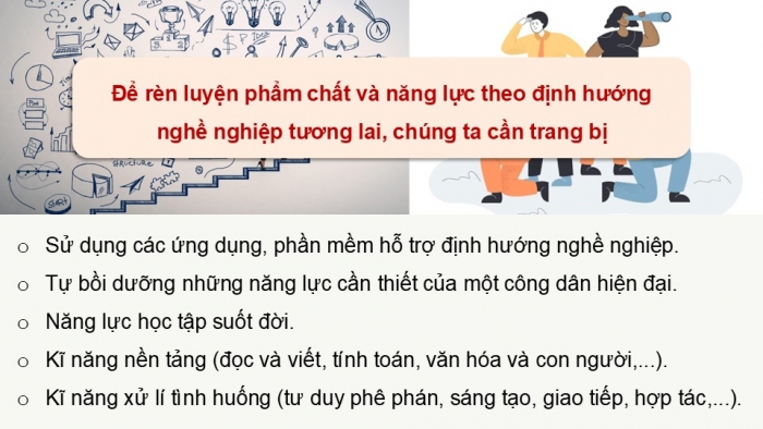 Giáo án điện tử Hoạt động trải nghiệm 12 kết nối Chủ đề 9 Tuần 4