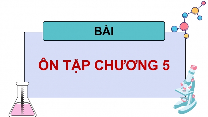 Giáo án điện tử Hoá học 12 chân trời Bài Ôn tập Chương 5