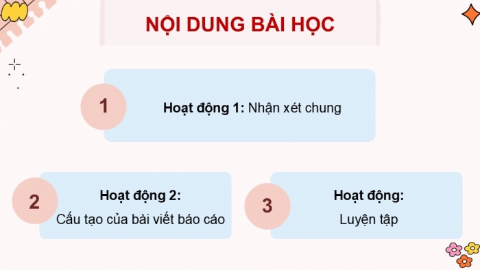 Giáo án điện tử Tiếng Việt 5 cánh diều Bài 16: Viết báo cáo công việc