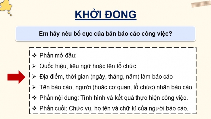 Giáo án điện tử Tiếng Việt 5 cánh diều Bài 16: Luyện tập viết báo cáo công việc (Thực hành viết)