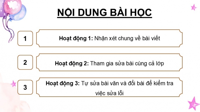 Giáo án điện tử Tiếng Việt 5 cánh diều Bài 17: Trả bài viết kể chuyện sáng tạo