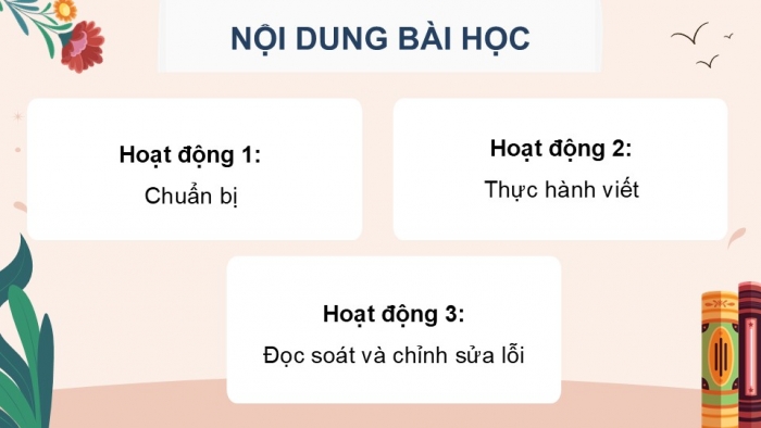 Giáo án điện tử Tiếng Việt 5 cánh diều Bài 17: Luyện tập viết chương trình hoạt động (Thực hành viết)