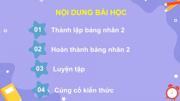 Giáo án PPT Toán 2 chân trời bài Bảng nhân 2