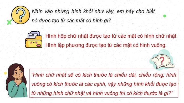 Giáo án điện tử Toán 5 kết nối Bài 45: Thể tích của một hình