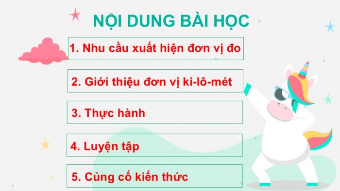 Giáo án PPT Toán 2 chân trời bài Ki-lô-mét