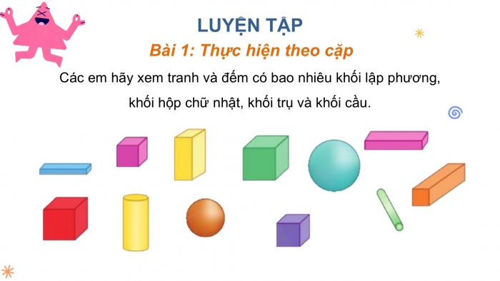 Giáo án PPT Toán 2 cánh diều bài Thực hành lắp ghép, xếp hình khối