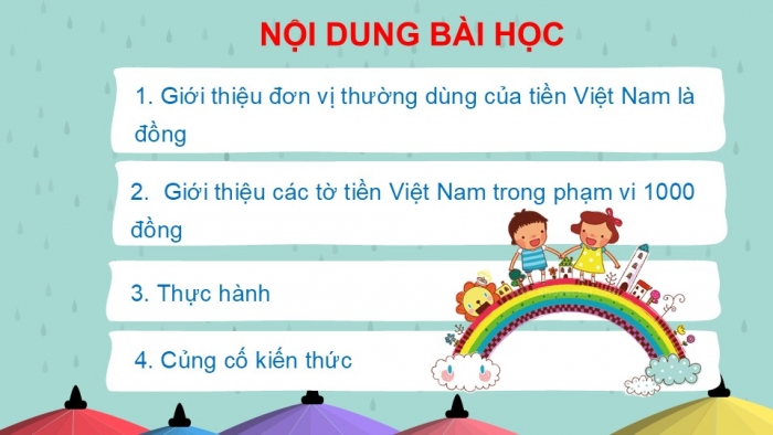 Giáo án PPT Toán 2 chân trời bài Tiền Việt Nam