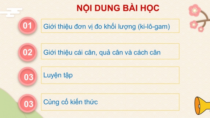 Giáo án PPT Toán 2 chân trời bài Ki-lô-gam