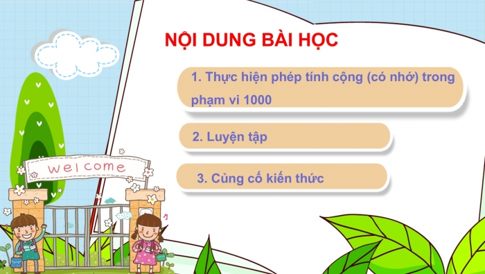 Giáo án PPT Toán 2 cánh diều bài Phép cộng (có nhớ) trong phạm vi 1000