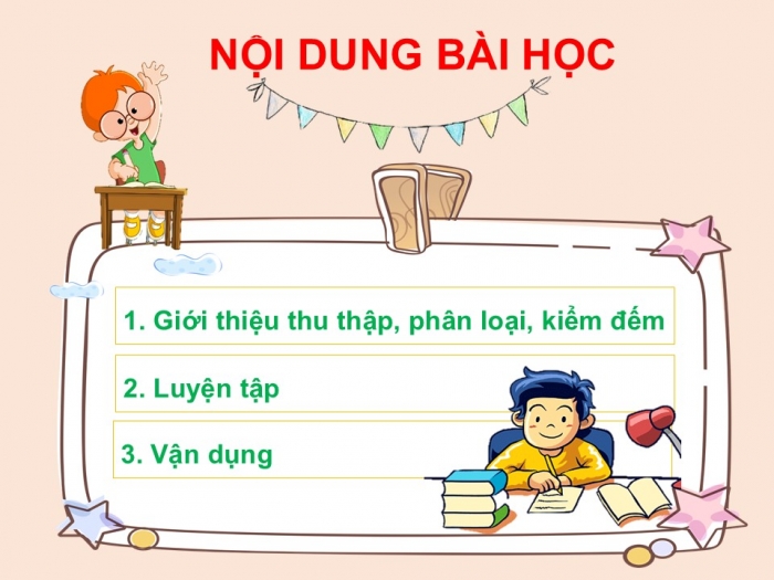 Giáo án PPT Toán 2 cánh diều bài Thu thập – Kiểm đếm