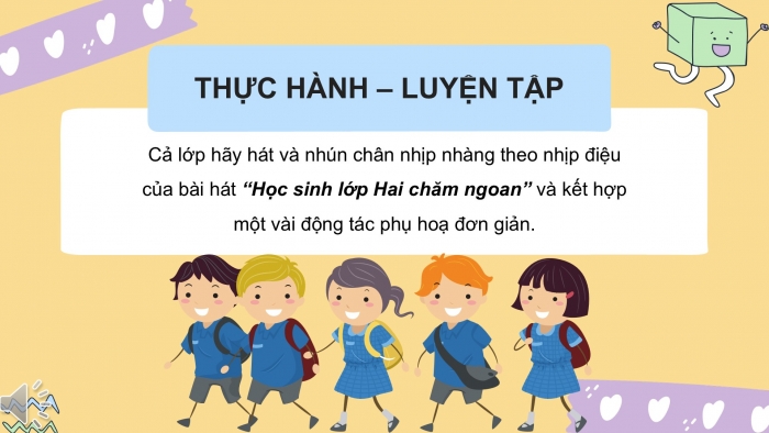 Giáo án PPT Âm nhạc 2 kết nối Tiết 10: Ôn tập bài hát Học sinh lớp Hai chăm ngoan, Đọc nhạc Bài số 2