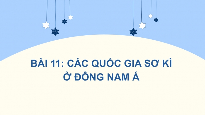 Giáo án PPT Lịch sử 6 kết nối Bài 11: Các quốc gia sơ kì ở Đông Nam Á