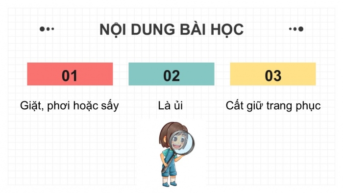 Giáo án PPT Công nghệ 6 cánh diều Bài 11: Bảo quản trang phục