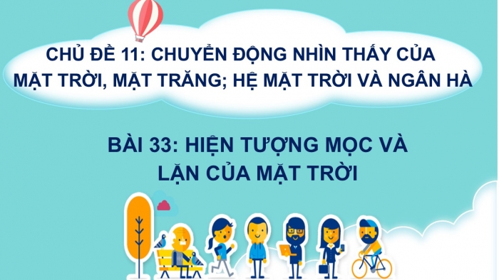 Giáo án PPT KHTN 6 cánh diều Bài 33: Hiện tượng mọc và lặn của Mặt Trời