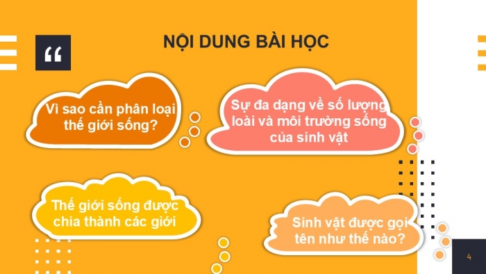 Giáo án PPT KHTN 6 cánh diều Bài 14: Phân loại thế giới sống