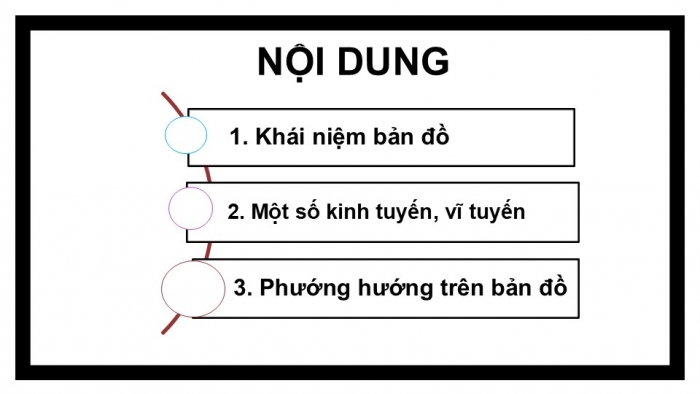 Giáo án PPT Địa lí 6 kết nối Bài 2: Bản đồ. Một số lưới kinh, vĩ tuyến. Phương hướng trên bản đồ