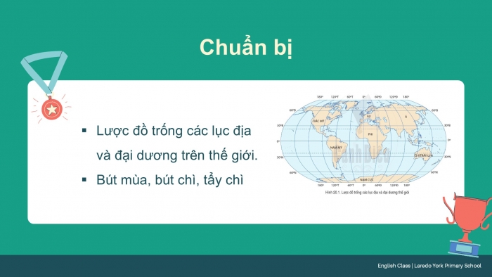 Giáo án PPT Địa lí 6 cánh diều Bài 20 Thực hành: Xác định trên lược đồ các đại dương thế giới